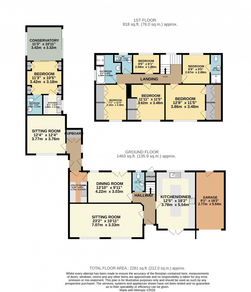 Floorplan for Holme Grove, Burley-in-Wharfedale