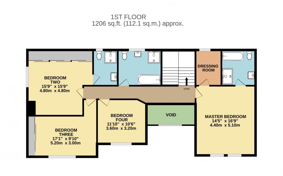 Floorplan for Grange Lane, Burghwallis