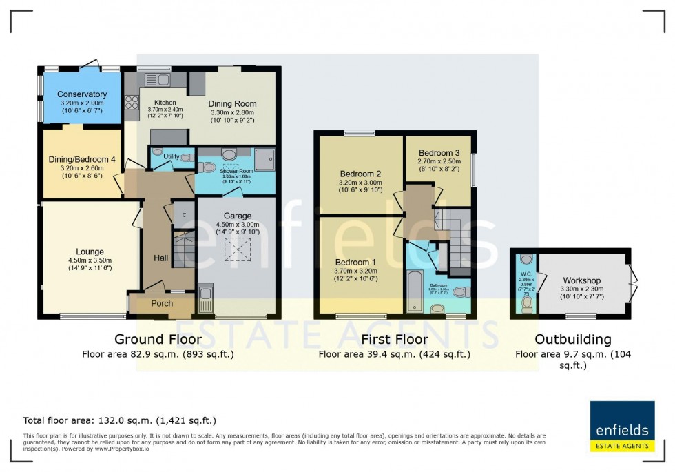 Floorplan for Albert Road, Poole