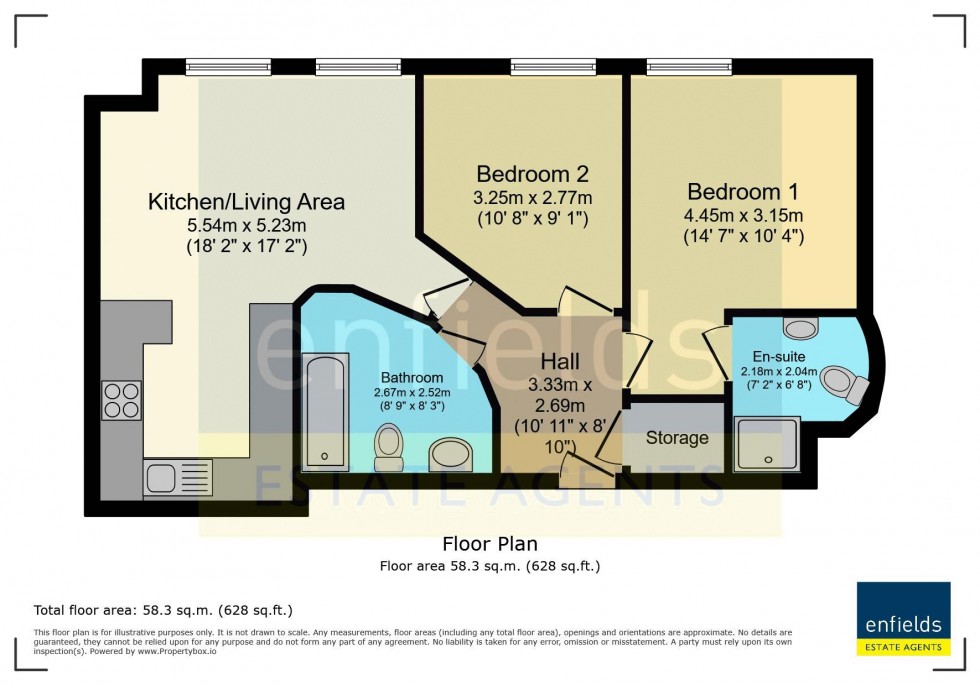 Floorplan for New Street, Old Town Poole