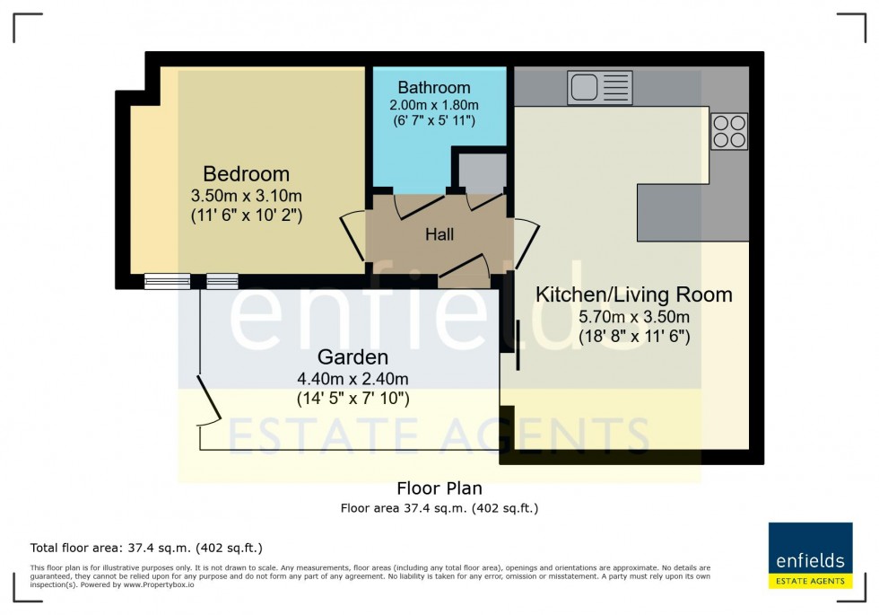 Floorplan for Wimborne Road, Bournemouth