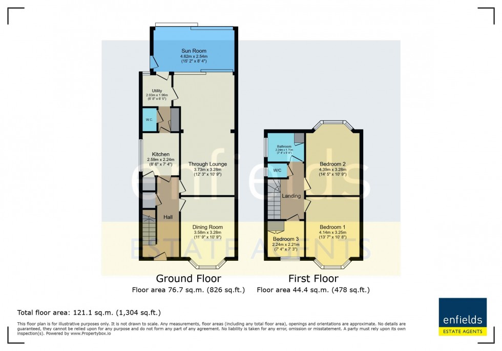 Floorplan for Romney Road, Bournemouth