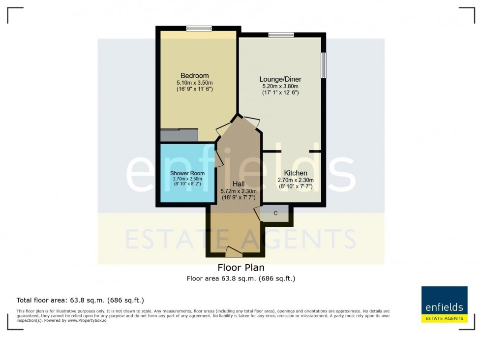 Floorplan for Alexandra Road, Poole
