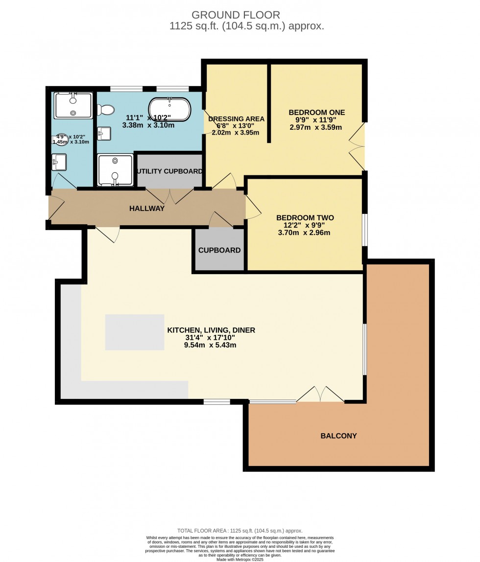 Floorplan for Robin HIll, Ilkley