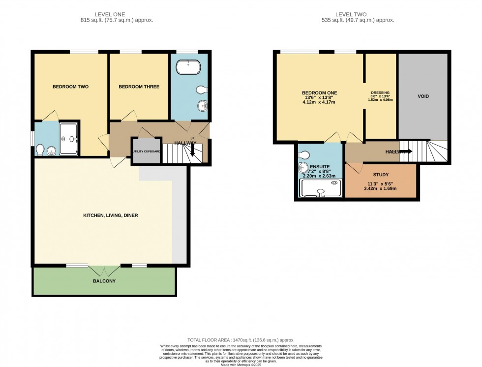 Floorplan for Robin Hill, Ilkley
