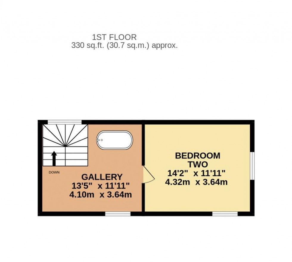 Floorplan for Parkside Cottage, Old Village Street, Burghwallis