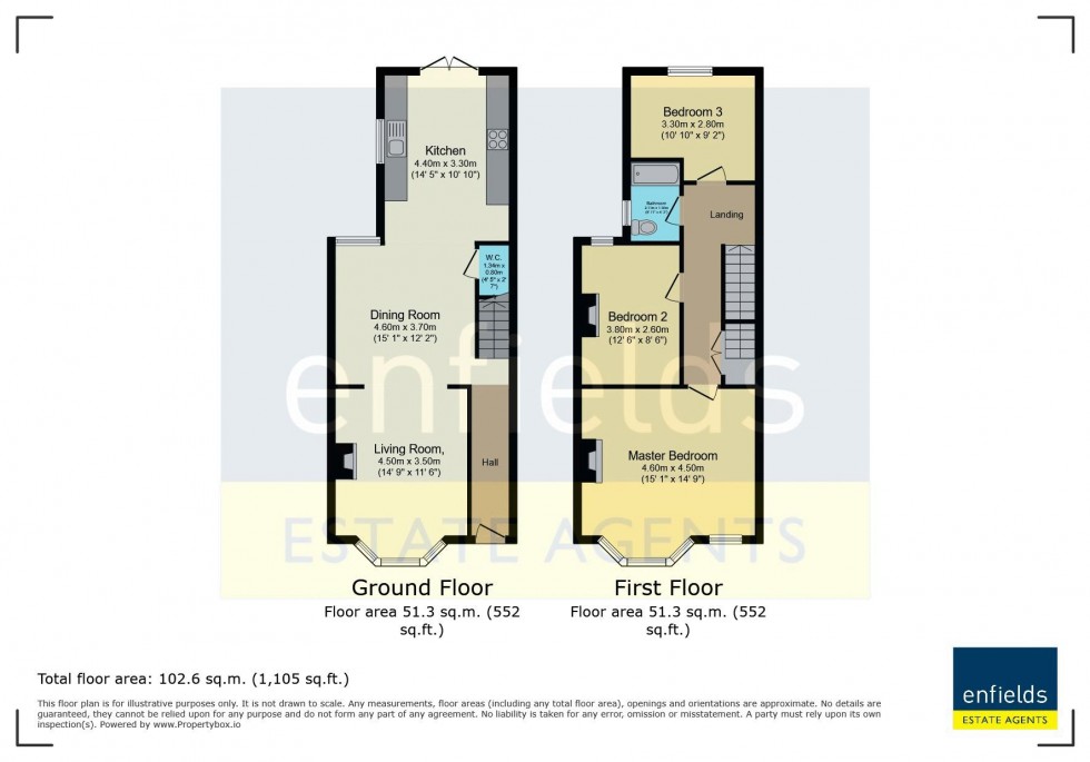 Floorplan for Layton Road, Poole