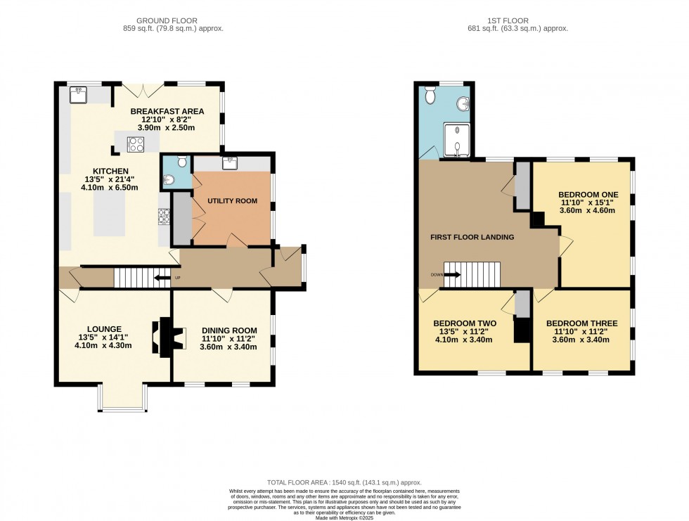 Floorplan for Lowfield Road, Hemsworth