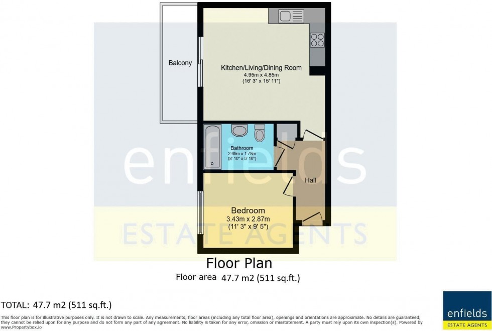 Floorplan for Statum, 2 Wootton Mount, Bournemouth