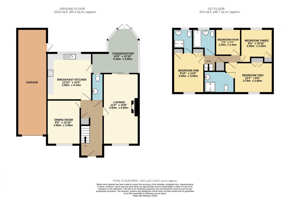 Floorplan for Ashworth Road, Pontefract