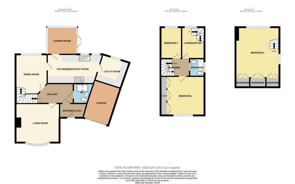 Floorplan for Tinshill Road, Cookridge