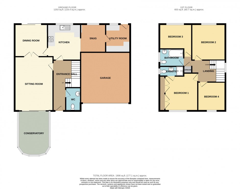 Floorplan for Primrose Drive, Gilstead