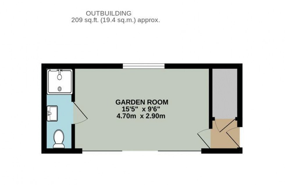 Floorplan for The Cottage, Hawkswick, Skipton
