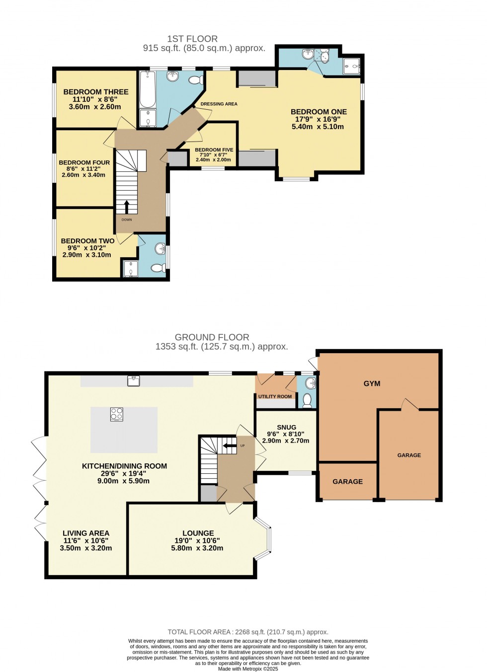 Floorplan for Drift Court, Pontefract