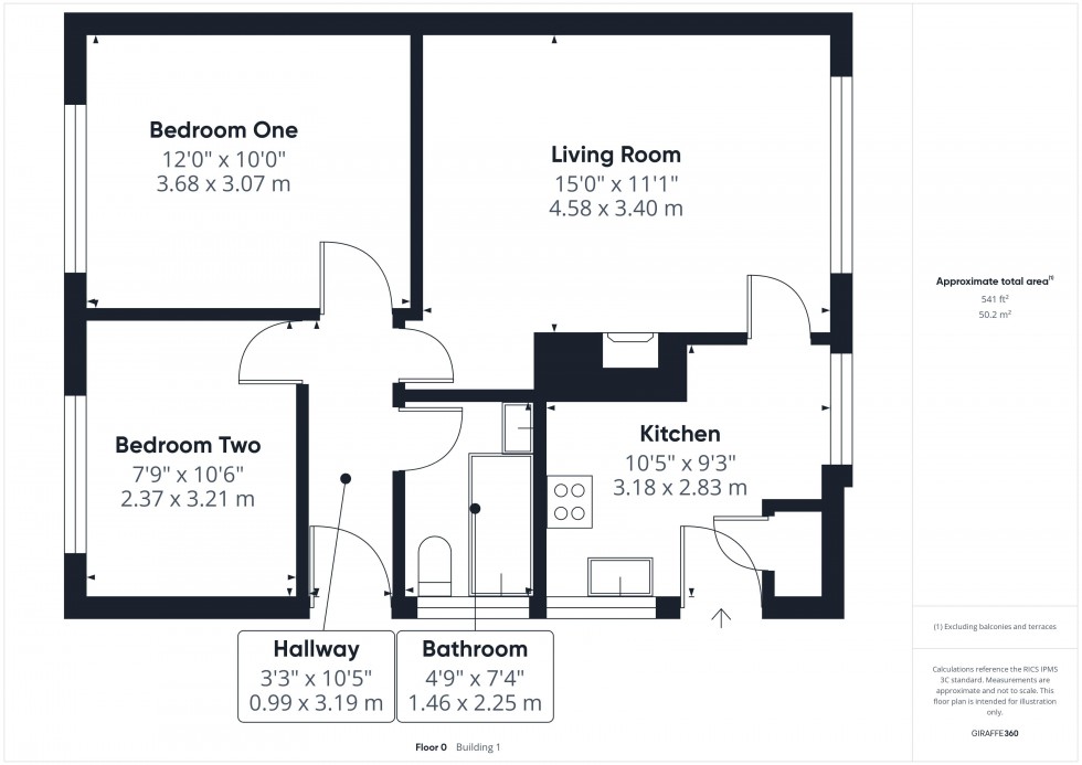 Floorplan for Bridle Close, Netherton
