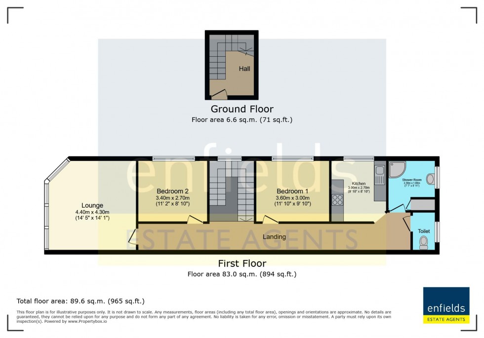 Floorplan for Charminster Road, Bournemouth
