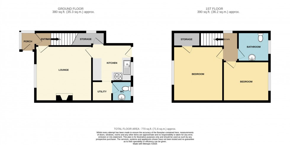 Floorplan for Spring Lane, Eldwick