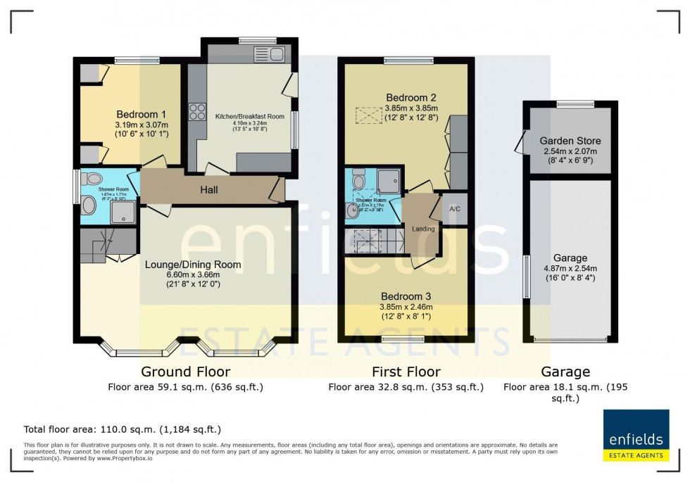 Floorplan for Hill View Road - BH10 5BQ