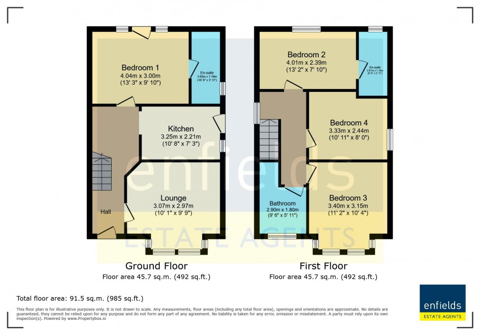 Floorplan for Brassey Road, BH9 1PT