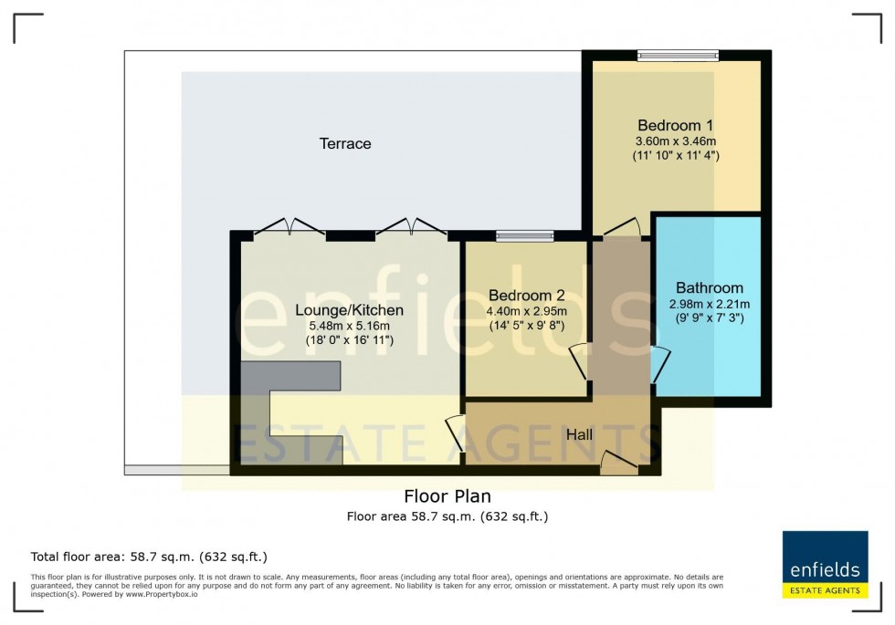 Floorplan for 35 Nelson Road, Westbourne