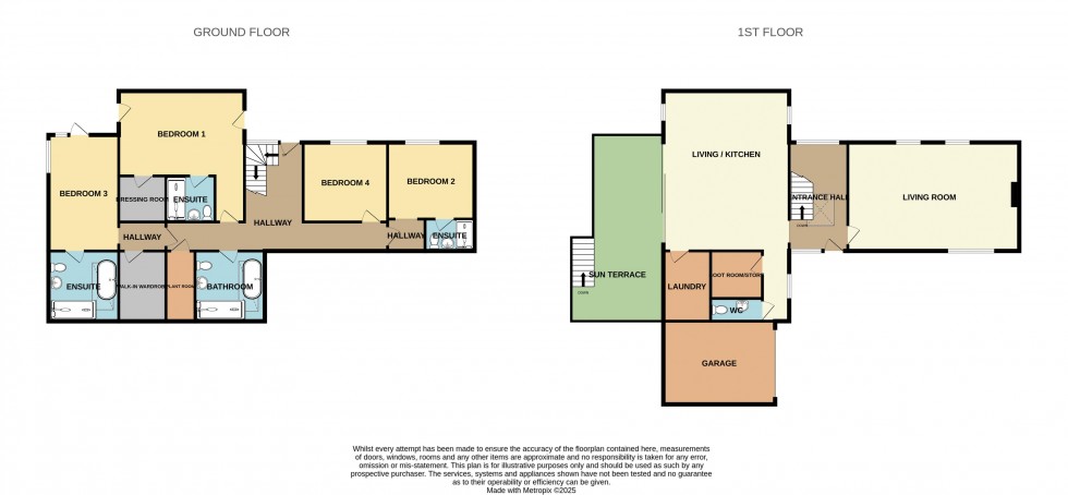 Floorplan for Parish Ghyll Lane, Ilkley