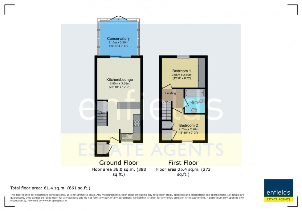 Floorplan for Cucklington Gardens, Bournemouth