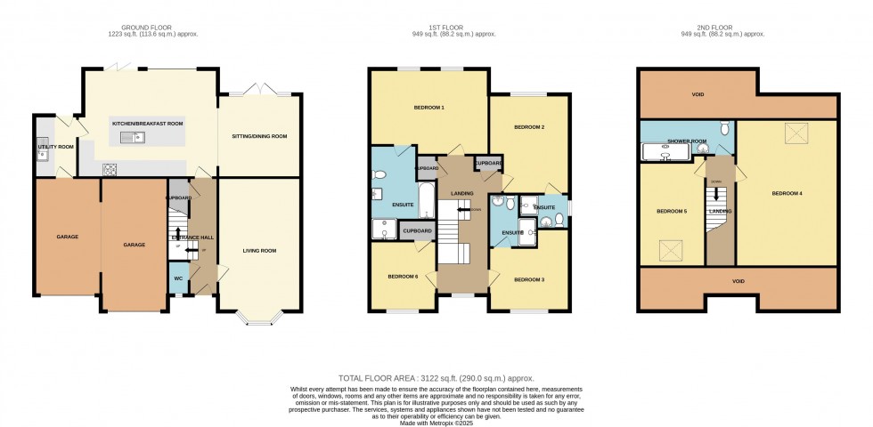 Floorplan for Millstone Close, Burley-in-Wharfedale