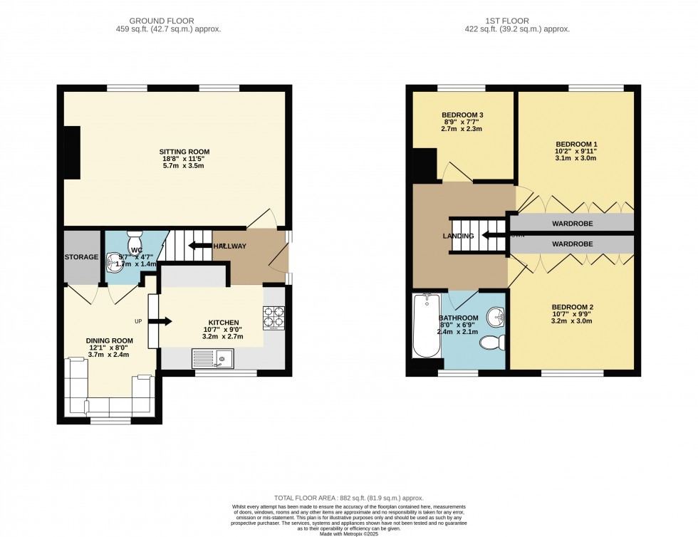 Floorplan for Derry Hill, Menston