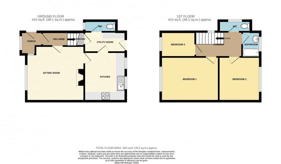 Floorplan for Nursery Road, Guiseley
