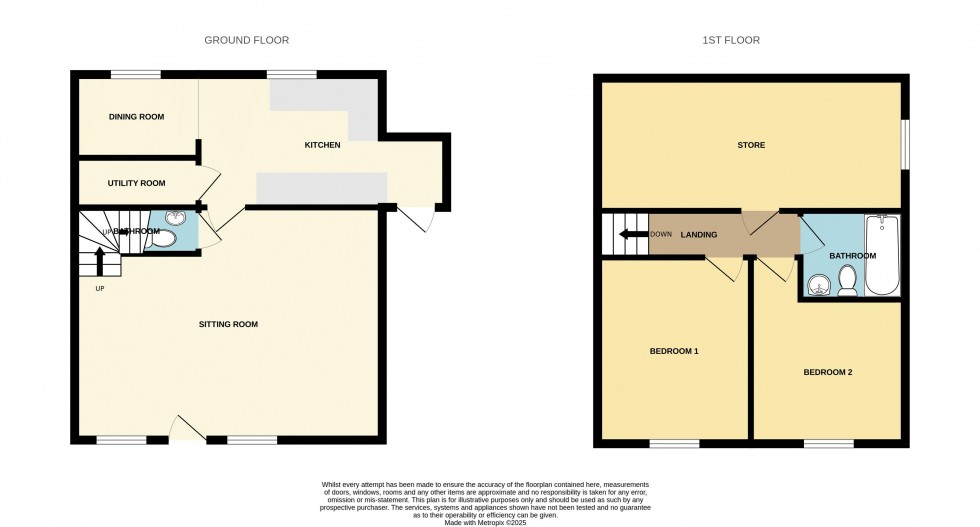 Floorplan for Willow Tree Gardens, Eldwick