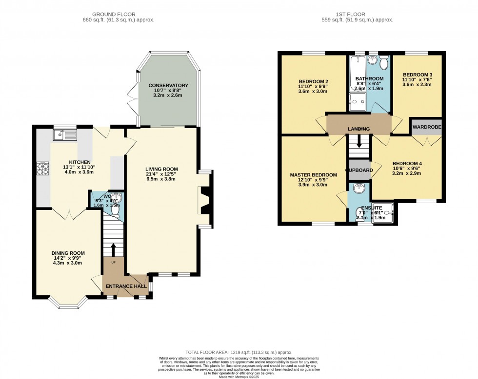 Floorplan for Ellar Gardens, Menston
