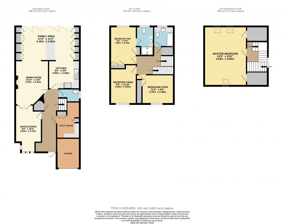 Floorplan for Cavendish Avenue, Pontefract