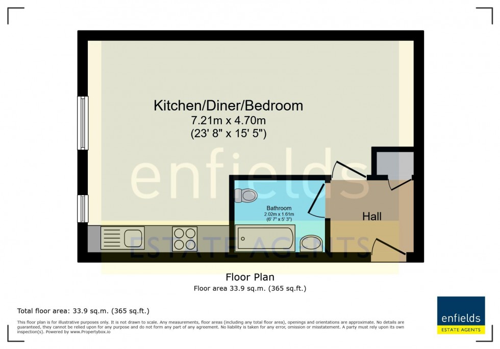 Floorplan for Kerley Road, Bournemouth