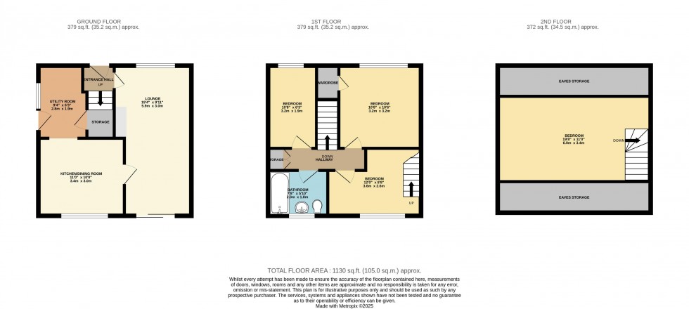 Floorplan for Langford Road, Ilkley