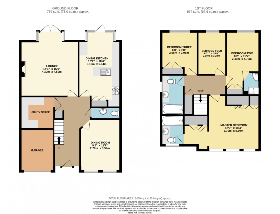 Floorplan for Chatsworth Avenue, Pontefract