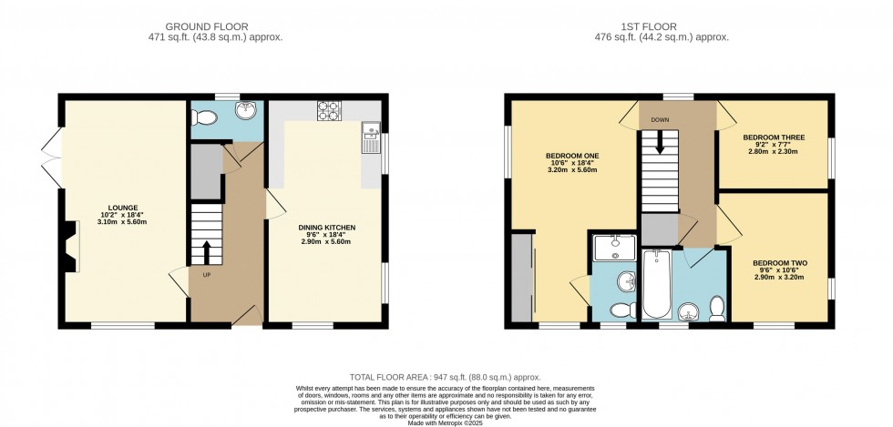 Floorplan for Holme Farm Way, Pontefract