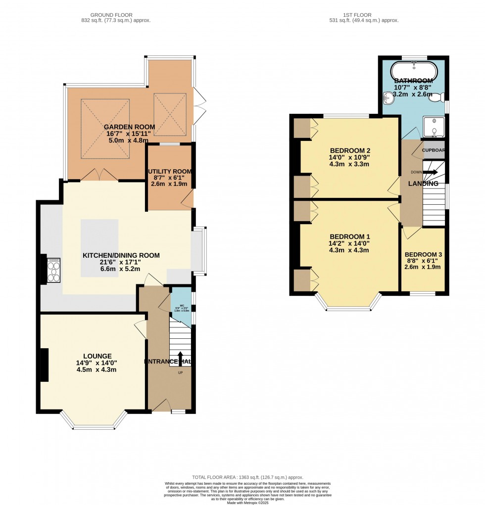 Floorplan for Langley Avenue, Preistthorpe