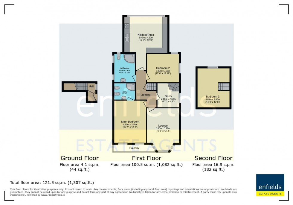 Floorplan for Highwood Road, Lower Parkstone