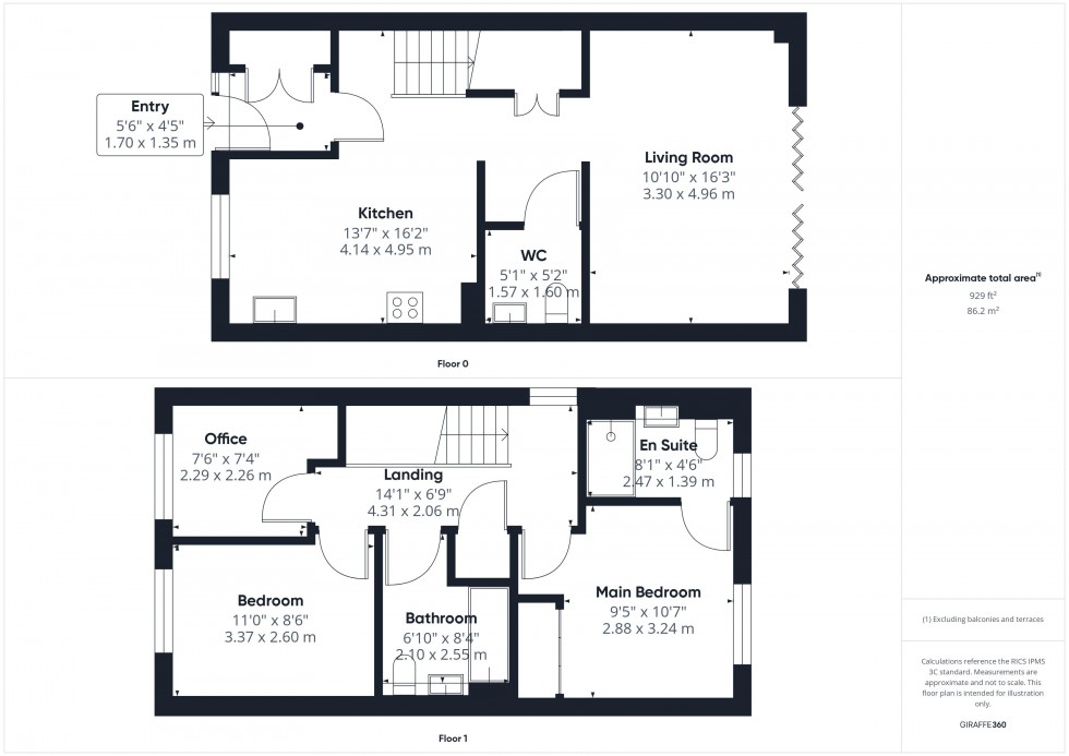 Floorplan for Darcy Close, Pontefract