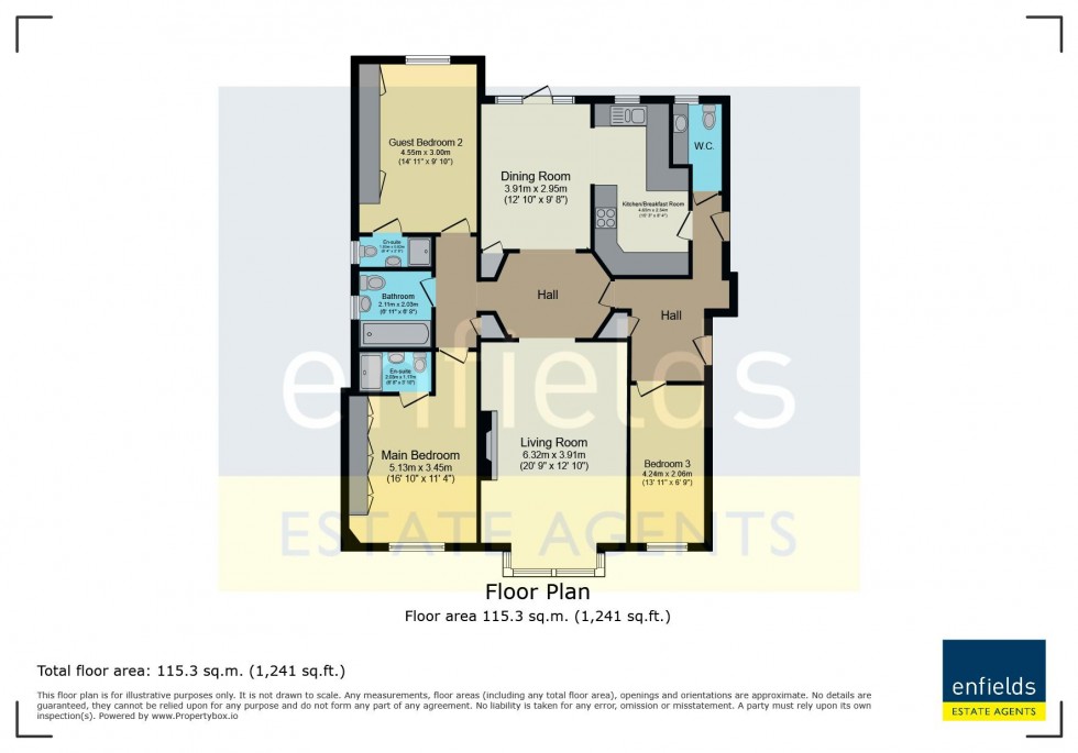 Floorplan for Surrey Road, Bournemouth