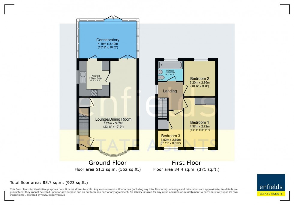 Floorplan for Tan Howse Close, Bournemouth