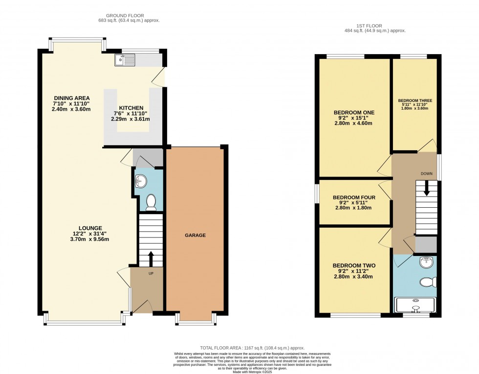 Floorplan for Ackworth Road, Pontefract