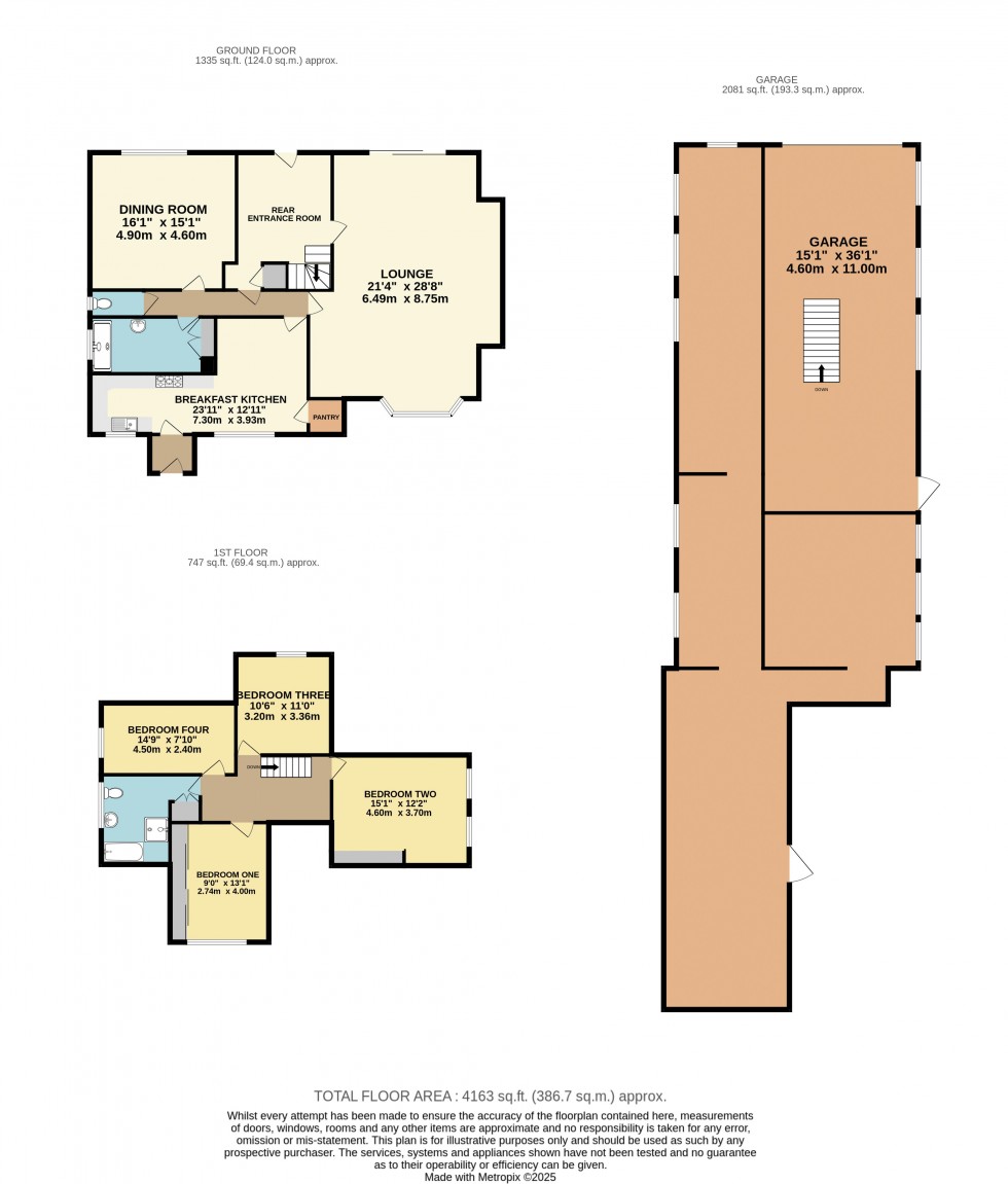 Floorplan for Cattlelaith Lane, Knottingley