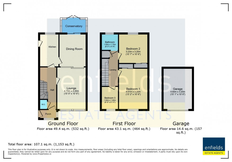 Floorplan for Stewart Road, Bournemouth