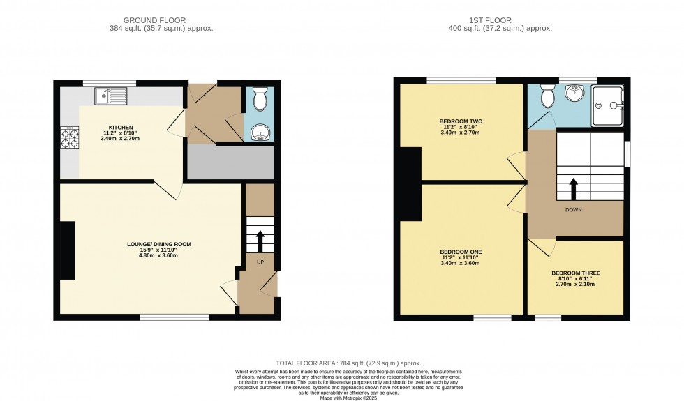 Floorplan for Harewood Avenue, Pontefract