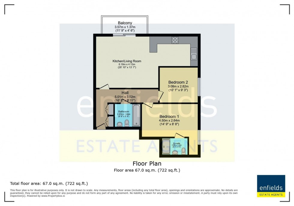 Floorplan for Dudsbury Road, Ferndown