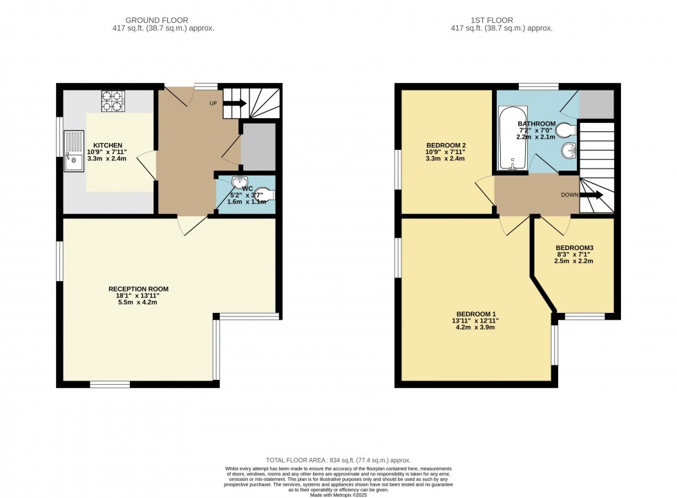 Floorplan for Main Street, Addingham