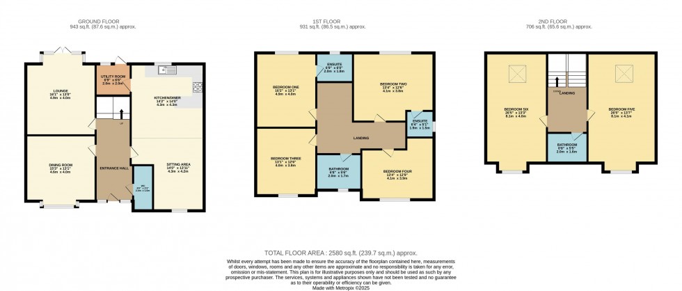 Floorplan for Cairn Garth, Guiseley
