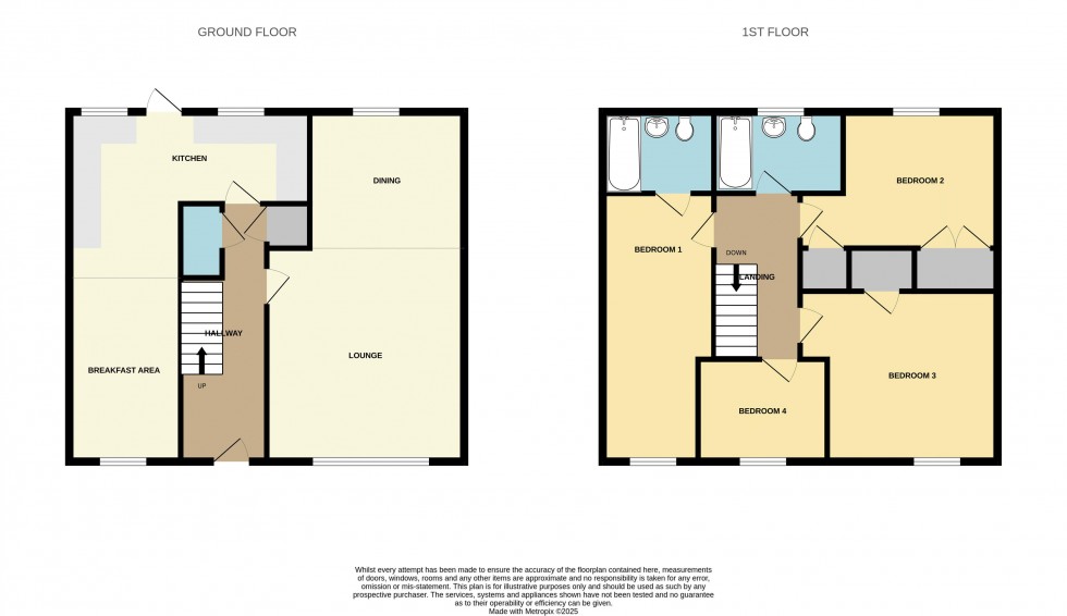 Floorplan for St. Michaels Way, Addingham