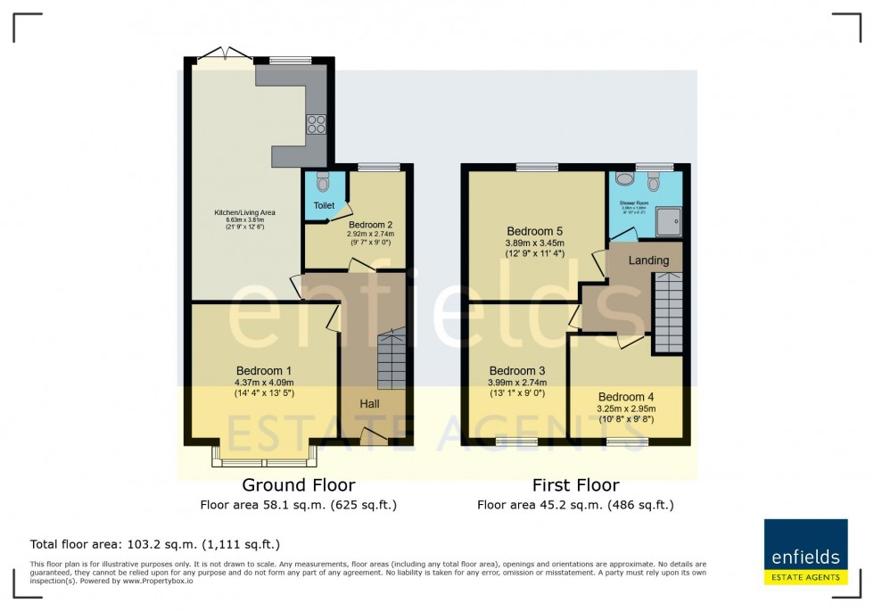 Floorplan for Riggs Gardens, Wallisdown